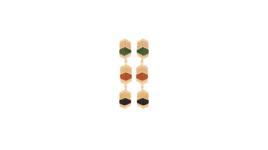 Aretes Eulalia Tres piezas
