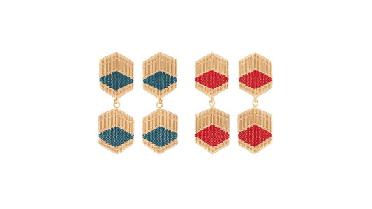 Aretes Eulalia Dos piezas