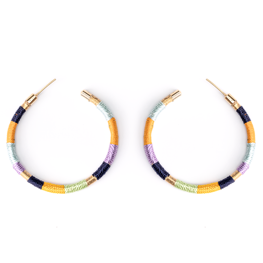 Aquarella Cobalt Hoops